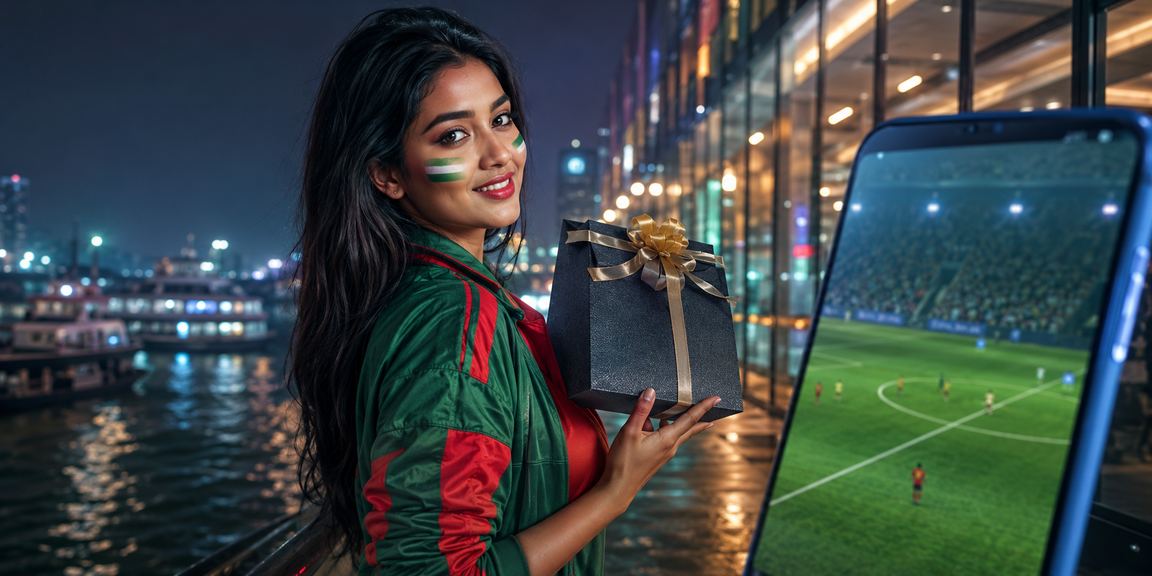 ঢাকায় ক্রিকেট বেটিং উপভোগ করছেন একজন ব্যবহারকারী